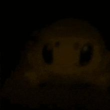 a blurred image of a face in the dark