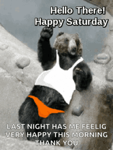 Saturday Weekend GIF - Saturday Weekend Bear GIFs