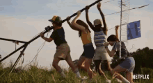 Antenna Flag Raising GIF - Antenna Flag Raising Looking Up GIFs