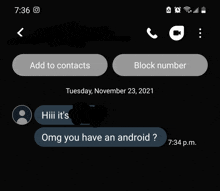 Hiii It'S Omg You Have An Android GIF