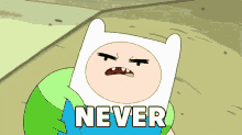 Never Adventure Time GIF - Never Adventure Time Jake The Human GIFs