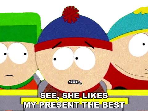 See She Like My Present The Best Eric Cartman Sticker - See She Like My Present The Best Eric Cartman Kyle Broflovski Stickers
