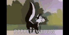 Skunk Hopping GIF - Skunk Hopping Pepe Le Pew GIFs