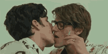 Gay Kissing GIF