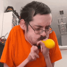 Trying To Blow A Balloon Ricky Berwick GIF