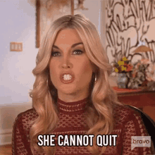 She Cannot Quit Real Housewives Of New York GIF