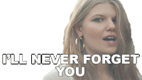 Ill Never Forget You Brynn Elliott Sticker - Ill Never Forget You Brynn Elliott Might Not Like Me Song Stickers