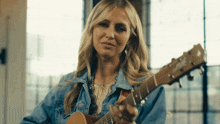 Playing Guitar Catie Offerman GIF - Playing Guitar Catie Offerman Sound Of Missing You Song GIFs