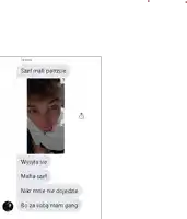 a screenshot of a text message between jasiek and szef mafi patricie