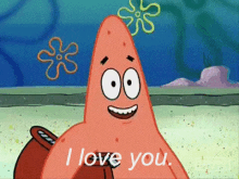Love GIF - Spongebob Squarepants Patrick Star Love You GIFs