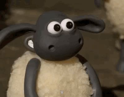 sheep doing thumbs up GIF