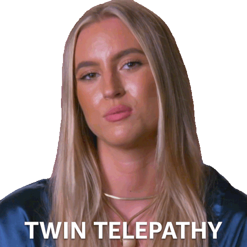 Twin Telepathy Is Real Baelee Sticker - Twin Telepathy Is Real Baelee Twin Love Stickers