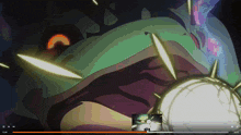 a video of a frog is being played on a screen with the time of 13:53