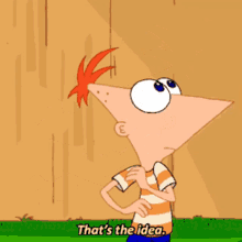 Phineas And Ferb Thats The Idea GIF - Phineas And Ferb Thats The Idea Thats The Plan GIFs