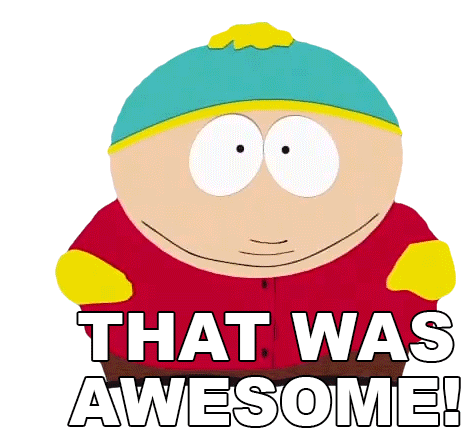 That Was Awesome Eric Cartman Sticker - That Was Awesome Eric Cartman South Park Stickers