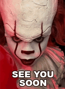 See You Soon Twisted Pennywise GIF - See You Soon Twisted Pennywise Cameo GIFs