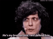 Ermal Hes My Brother And I Will Defend Him GIF - Ermal Hes My Brother And I Will Defend Him Ermal Meta GIFs