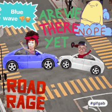 Road Rage Blue GIF - Road Rage Blue Wave GIFs