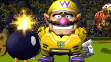 wario mario strikers charged i give up i wanna die