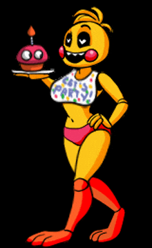 Fnaf Toy Chica GIF - Fnaf Toy Chica Five Nights At Freddy'S GIFs