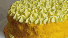 Yellow Velvet Cake Cake GIF - Yellow Velvet Cake Cake Spinning GIFs