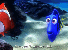 Finding Nemo Dory GIF - Finding Nemo Dory Come On Trust Me On This GIFs