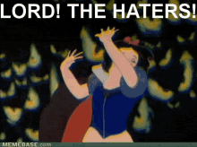 Haters!! GIF - Haters Snowwhite Meditate GIFs
