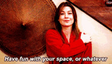 greys anatomy meredith grey have fun with your space or whatever ellen pompeo