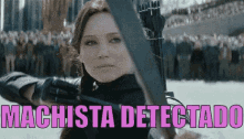 Katniss Apuntando Su Arco GIF - Machismo Machista Machirrin GIFs
