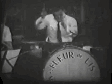 Hot Drummer! Oliver Hardy In "The Nickel Hopper" (1926) GIF - Oliver Hardy Drum Drumming GIFs