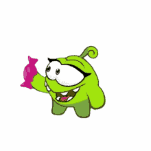 scared om nom cut the rope om nom and cut the rope startled