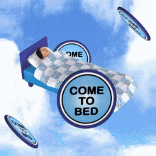 Come To Bed Bed Time GIF - Come To Bed Bed Time Time To Sleep GIFs