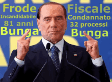 Sivlio Berlusconi Condannato GIF - Sivlio Berlusconi Condannato Bungabunga GIFs