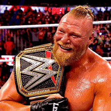 Brock Lesnar Wwe Champion GIF - Brock Lesnar Wwe Champion Laugh GIFs