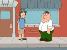 Peter Griffin Vs. Ashton Kutcher - Family Guy GIF - Family Guy Peter Griffin Peter GIFs