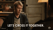 Lets Cross It Together David GIF - Lets Cross It Together Together David GIFs