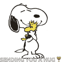 Snoopy Woodstock GIF - Snoopy Woodstock Hugs GIFs