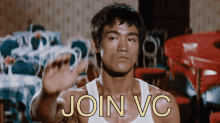 Bruce Lee Join Vc GIF - Bruce Lee Join Vc Hop On GIFs