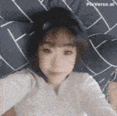 a girl with cat ears is taking a selfie with pixverse.ai