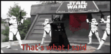 I Said Darth Vader GIF - I Said Darth Vader Thats What I Said GIFs