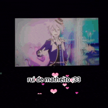 rui de matheito 33 is written on a screen