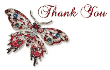 Thank You Glitter GIF - Thank You Glitter Butterfly GIFs