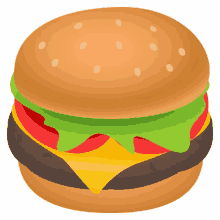 hamburger food joypixels american meal buns