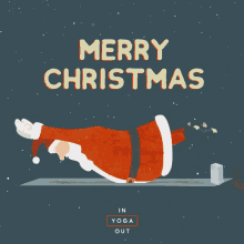 Santa Yoga GIF - Santa Yoga Christmas GIFs