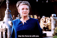 Star Wars Leia Organa GIF - Star Wars Leia Organa May The Force Be With You GIFs