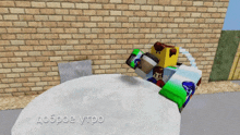 a cartoon character is laying on a table with the words " доброе утро " written below him