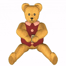 teddy bear sticker love you love u luv u teddy bear love
