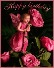 Happy Birthday Roses GIF - Happy Birthday Roses Flower GIFs