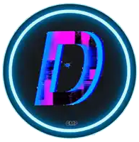 a blue and purple letter d in a circle with cmp written on the bottom