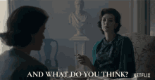 And What Do You Think Vanessa Kirby GIF - And What Do You Think Vanessa Kirby Princess Margaret GIFs